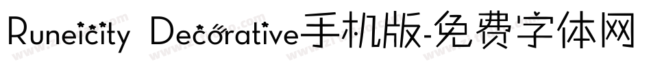 Runeicity Decorative手机版字体转换